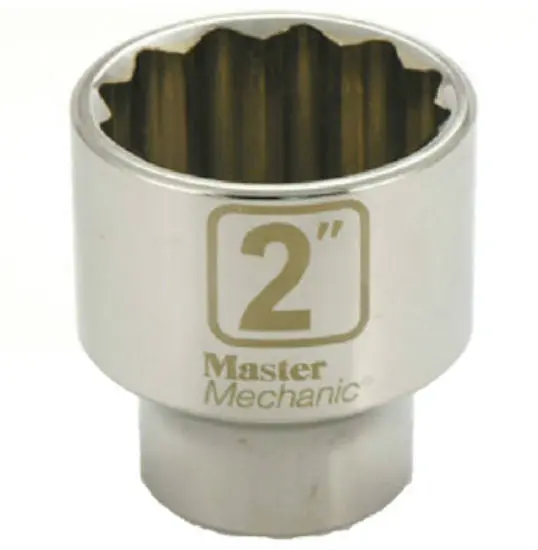 Master Mechanic 383471 12-Point Socket 3/4" Drive 2" Professional Tool