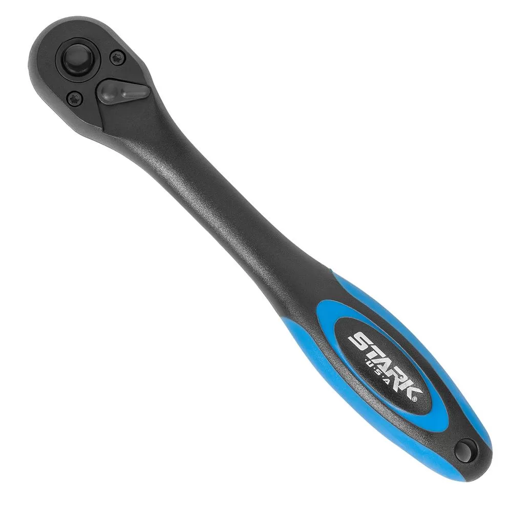 Stark 1/4 . Drive 6 . 72 Gear Teeth Lightweight Composite Offset Ratchet