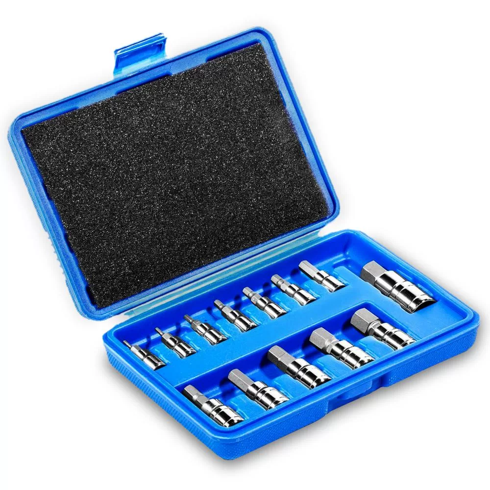 Stark SAE Pro-Grade Hex Allen Bit Socket Set 13-Piece