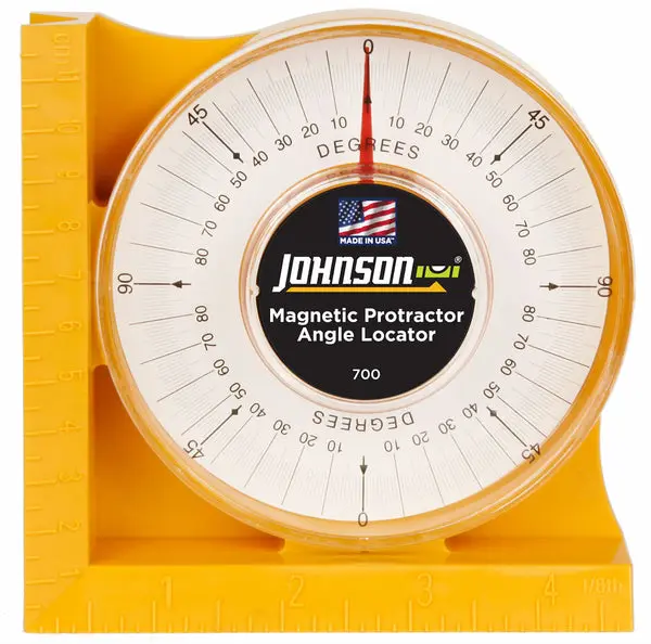 Johnson Level 700 Professional Magnetic Protractor Angle Locator Precision