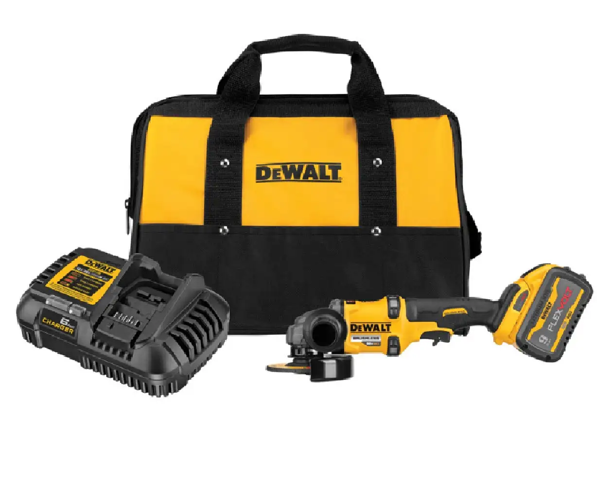 DeWalt DCG418X1 Brushless Cordless Grinder Yellow