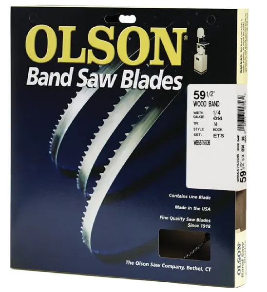 Olson Saw WB55759DB Band Saw Blade 59.5 Inch x 0.3 Inch Wood Metal