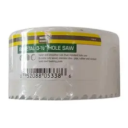 3-1/2-Inch Bi-Metal Hole Saw Heavy-Duty Wood and Metal Drilling Master Mechanic