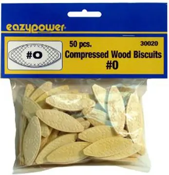 #20 Biscuits 50 Pieces per Package Woodworking Eazypower