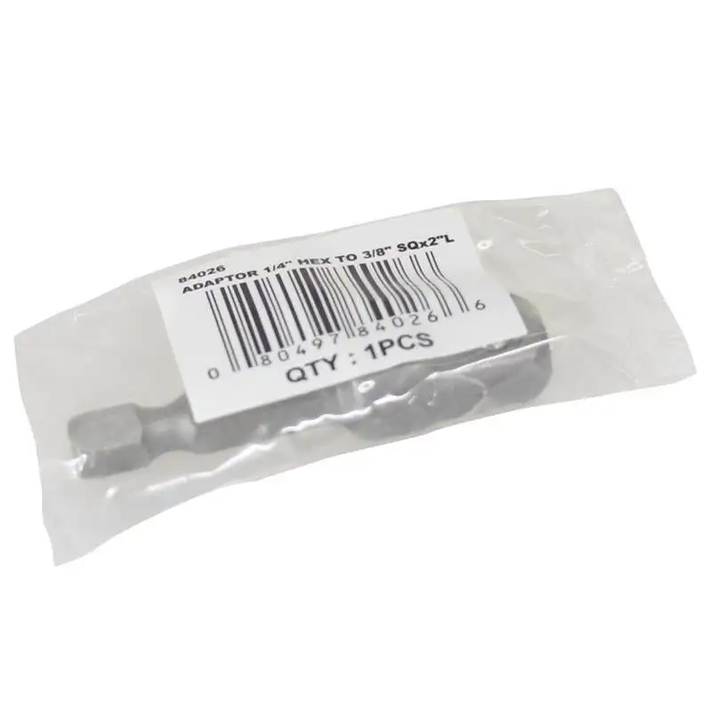 Best Way Tools Square Hex 1/4 3/8 Inch Screwdriver Bit Adapter 100 Pack