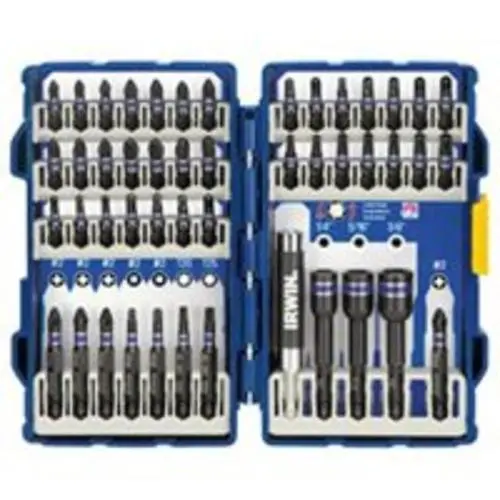 Irwin 1840392 Impact Performance Series 47-Piece Fastener Drive Bit Set Versatile Use