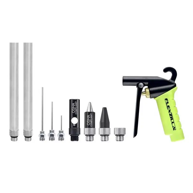 Legacy Flexzilla Air Blow Gun Kit 1/4 . FNPT 100 psi 10 Piece Set