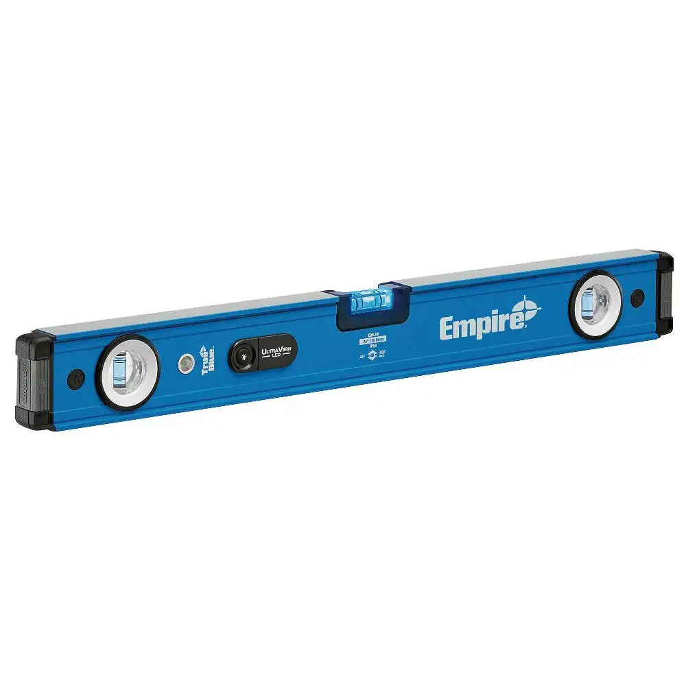 Empire EM95-24 TRUE BLUE UltraView LED Magnetic Box Level 24 Inch