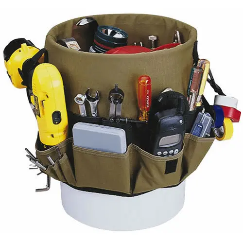 CLC 1119 ToolWorks Bucket Organizer 48 Pockets Tool Storage