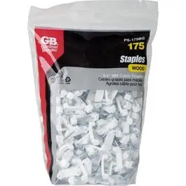 3/4-Inch Plastic Non-Metallic Cable Staples 175-Pack Wiring Gardner Bender