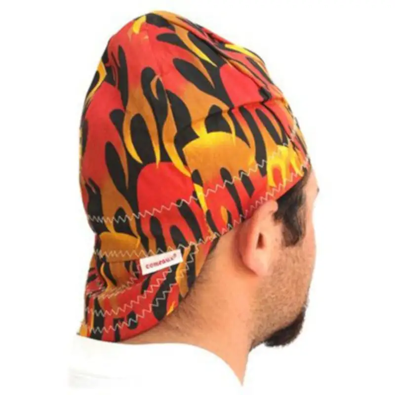 Forney 7.75 Inch Cotton Welding Cap Multicolored Maximum Comfort