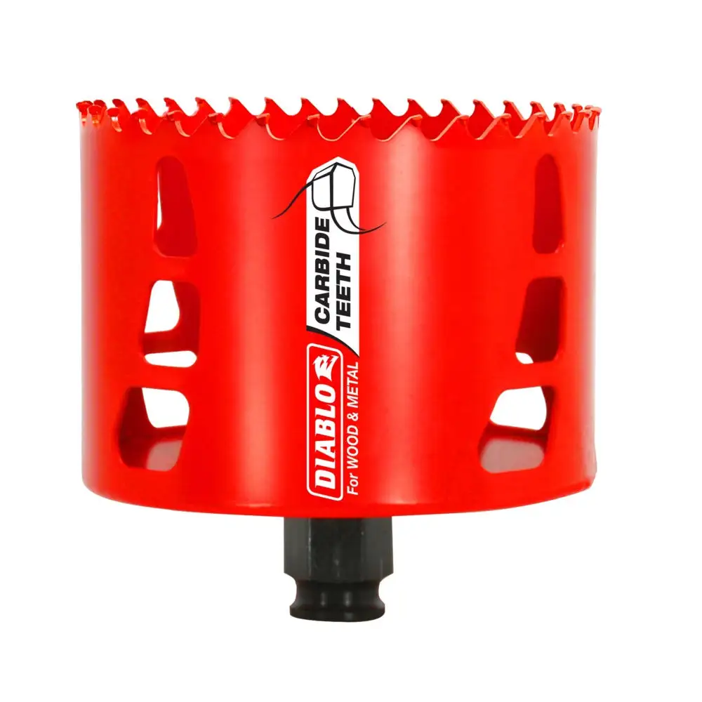 Diablo DHS3625CT Carbide Tipped Hole Saw 3-5/8 Inch Metal and Wood