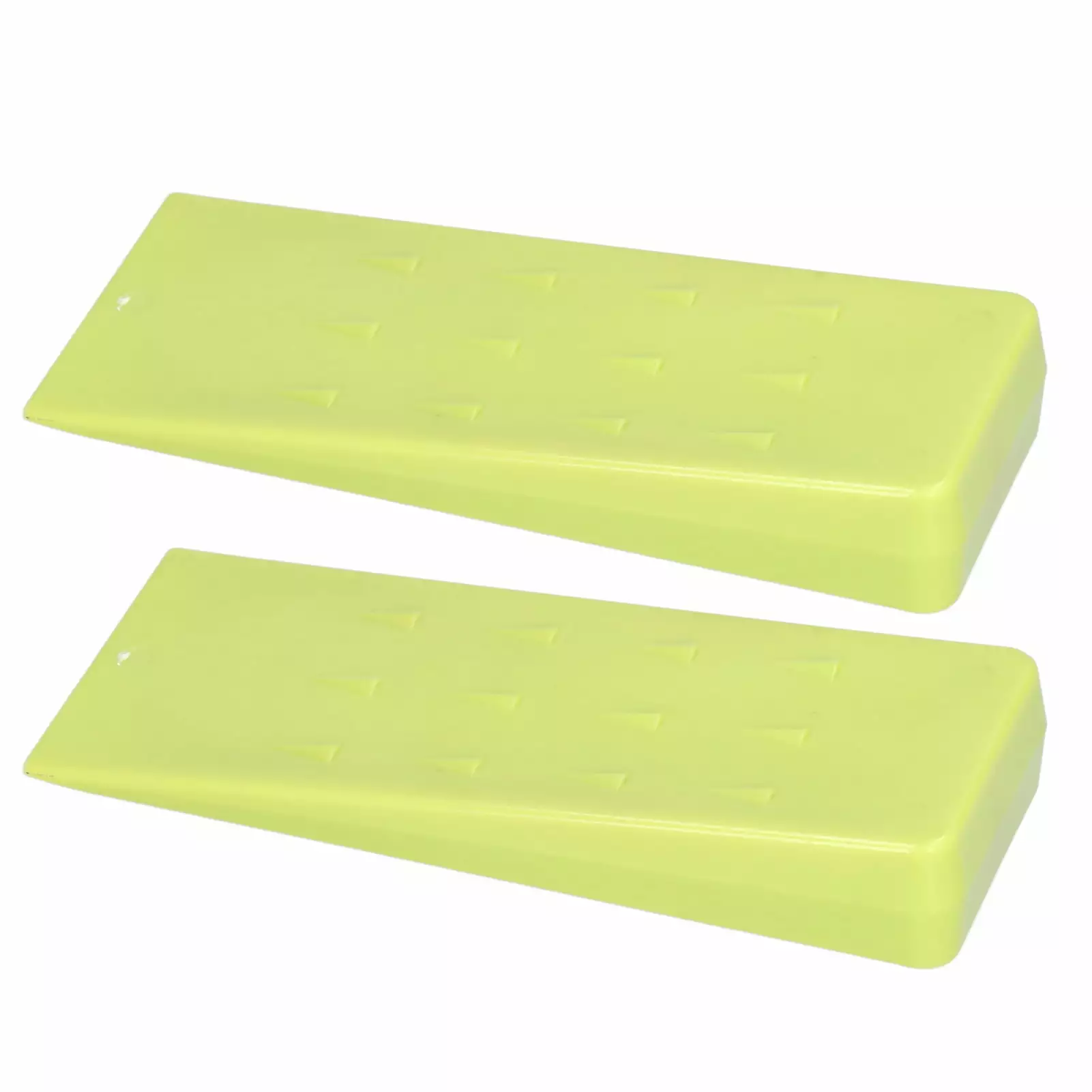 Flash Sale 2 Pcs Chainsaw Wedges 8 Inch Green Chainsaw Felling Cutting Wedges Log Splitter Wedges HRHousruse