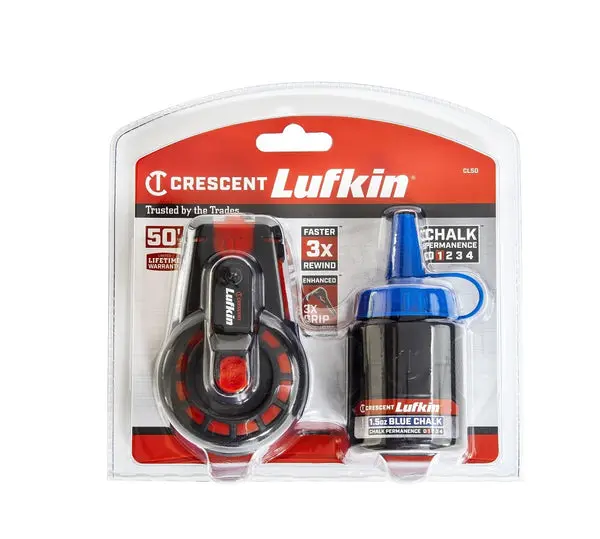 Crescent CL50 Compact Chalk Reel 50 ft L Line Marking and Layout