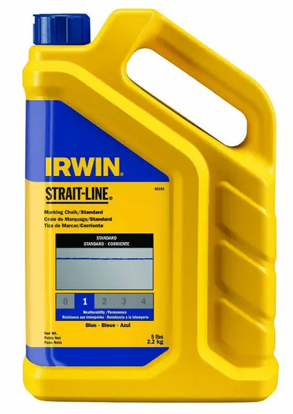 Irwin Tools 65101ZR Strait-Line Standard Marking Chalk 5 lbs Blue Construction and Layout