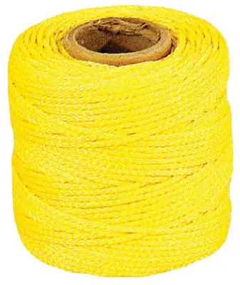 Wellington 13351 #1 Braided Nylon Chalk and Mason Line 250' Gold