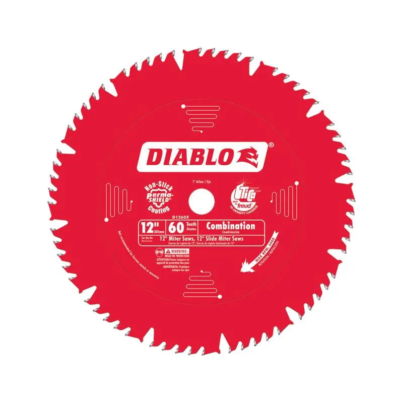 Diablo 12 Inch TiCo Hi-Density Carbide Circular Saw Blade 60 Teeth