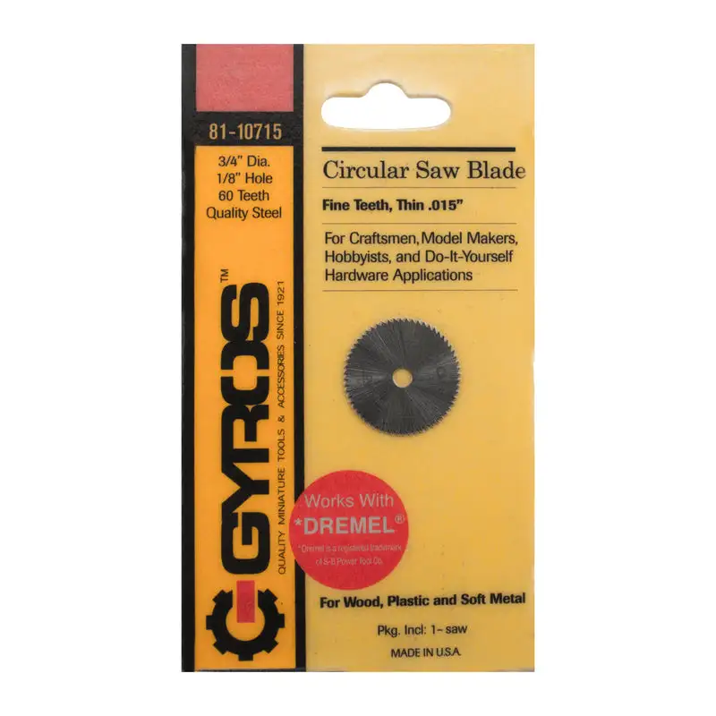 Gyros Tools 1 . Coarse Steel Circular Saw Blade 34 Teeth