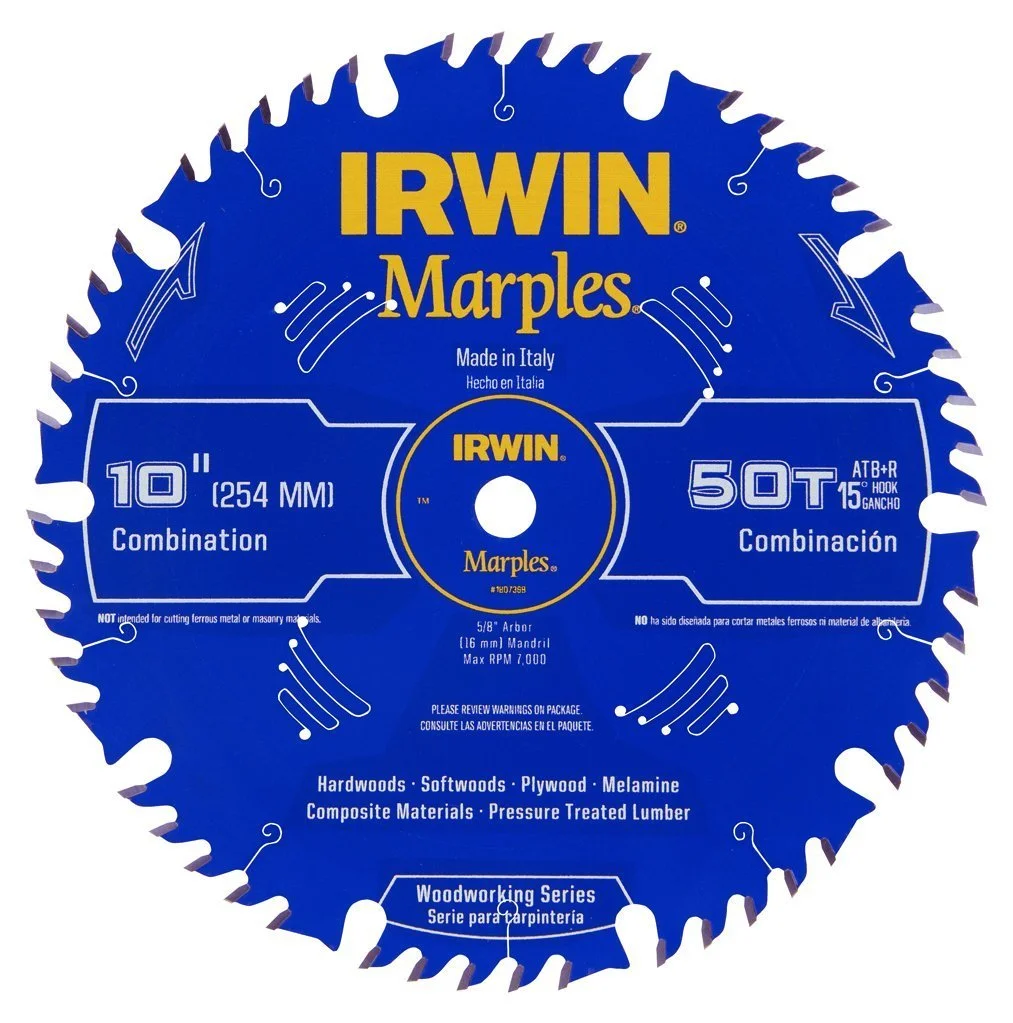 40-Tooth Marples Woodworking Series Circular Saw Blade Heavy Duty Cutting Irwin