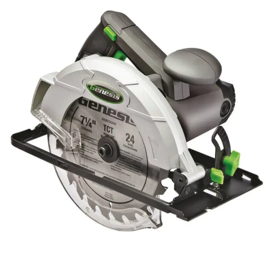 Genesis GCS120 Circular Saw 7-1/4 Inch 12 Amp