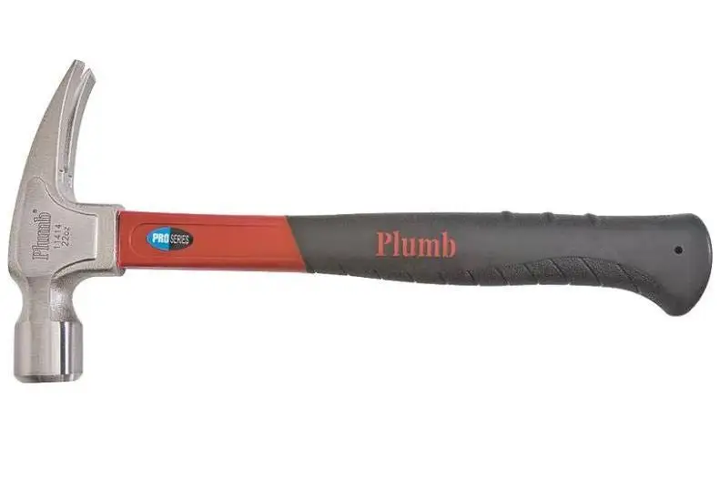 Smooth Face Rip Claw Hammer 22 Oz Best Hand Tool Supplies Plumb