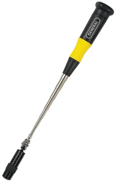 General 759582 Lite It Clip On Mini Light Telescoping Magnet Pick Up Tool