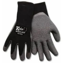 Men's Cold-Weather Latex-Coated Knit Glove XL Winter Work Various