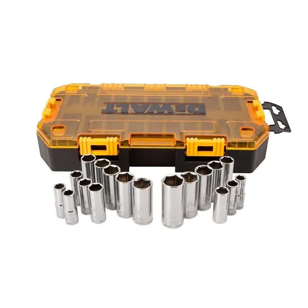 DeWalt DWMT73812 Deep Combination Socket Set 3/8 Inch Drive 20-Piece