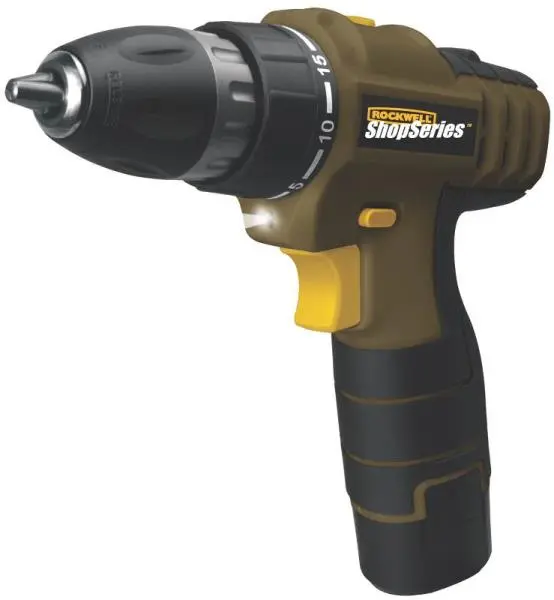 Rockwell SS2504 Shopseries Cordless Drill & Driver 3/8 12 Volt