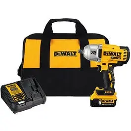 20 Volt Max XR High Torque Impact Wrench Kit Brushless Motor 1/2 Inch Lithium Ion Dewalt