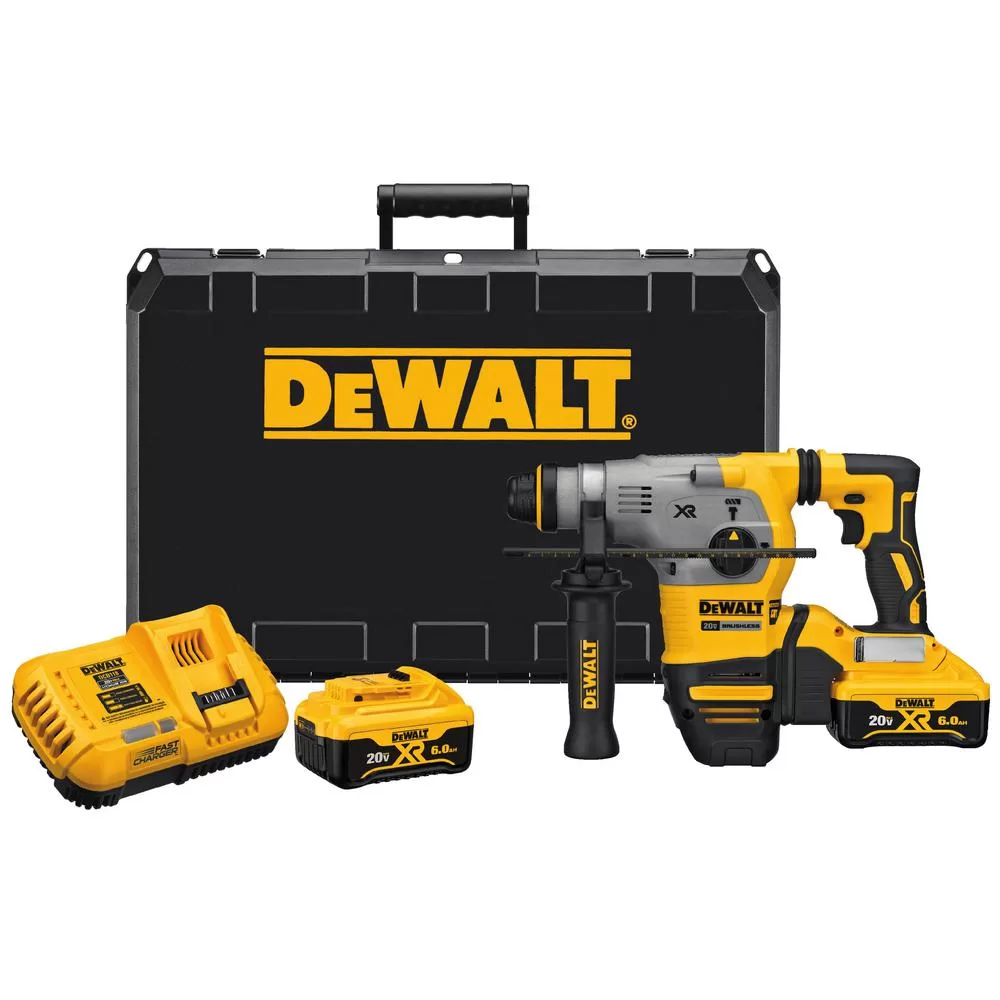 DEWALT 20-Volt MAX XR Brushless Cordless 1-1/8 . SDS Plus Rotary Hammer Kit