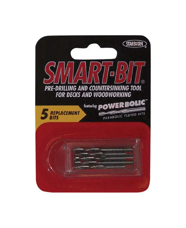 Starborn Smart-Bit #10 Stainless Steel Pre-Drilling and Countersinking Tool 4 pc Set