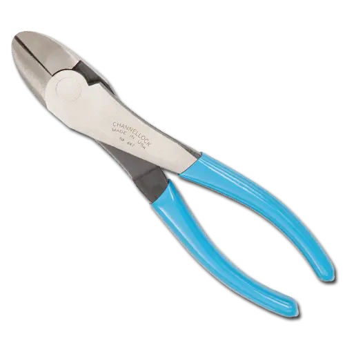 Channellock 447 High Leverage Curved Diagonal Lap Joint Cutting Plier 7-3/4