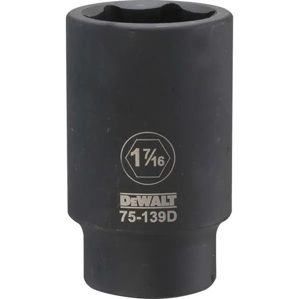 DeWalt DWMT75139OSP Deep Impact Socket SAE 3/4 Inch Drive 1-7/16 Inch