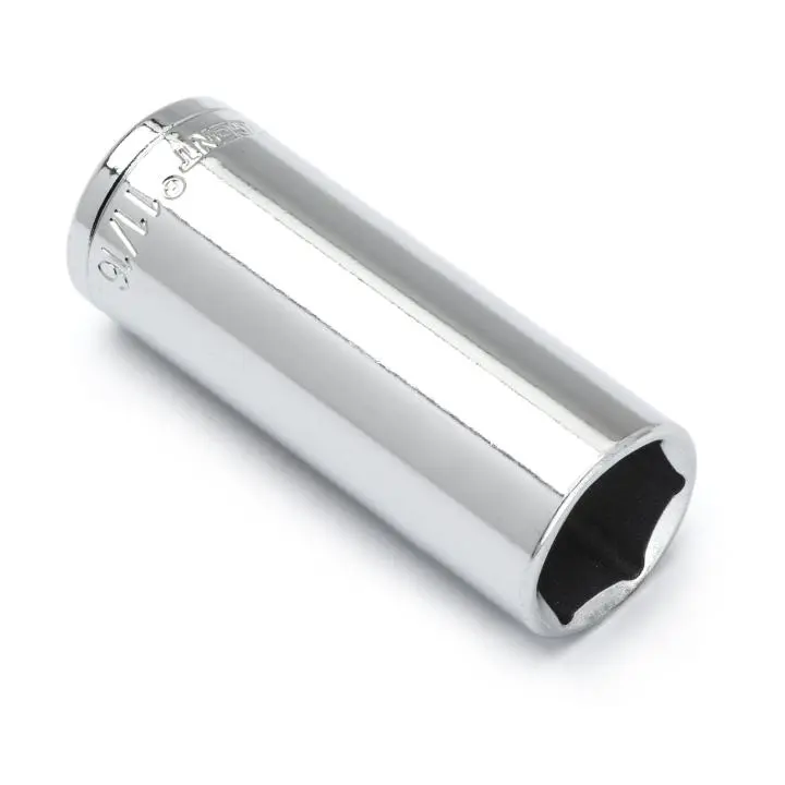 Apex Cooper Tool Crescent 3/8 Drive 6 Point Deep SAE Socket 11/16 Inch Apex Tool Group