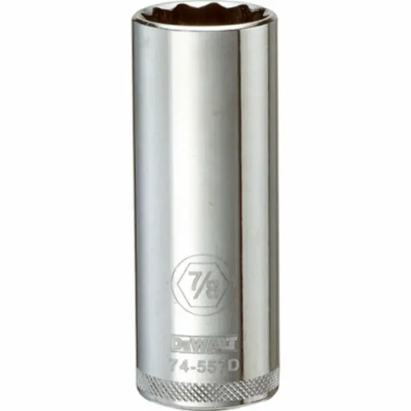 DeWalt DWMT74557OSP Chrome Vanadium Deep Socket 1/2" Drive 7/8 Inch