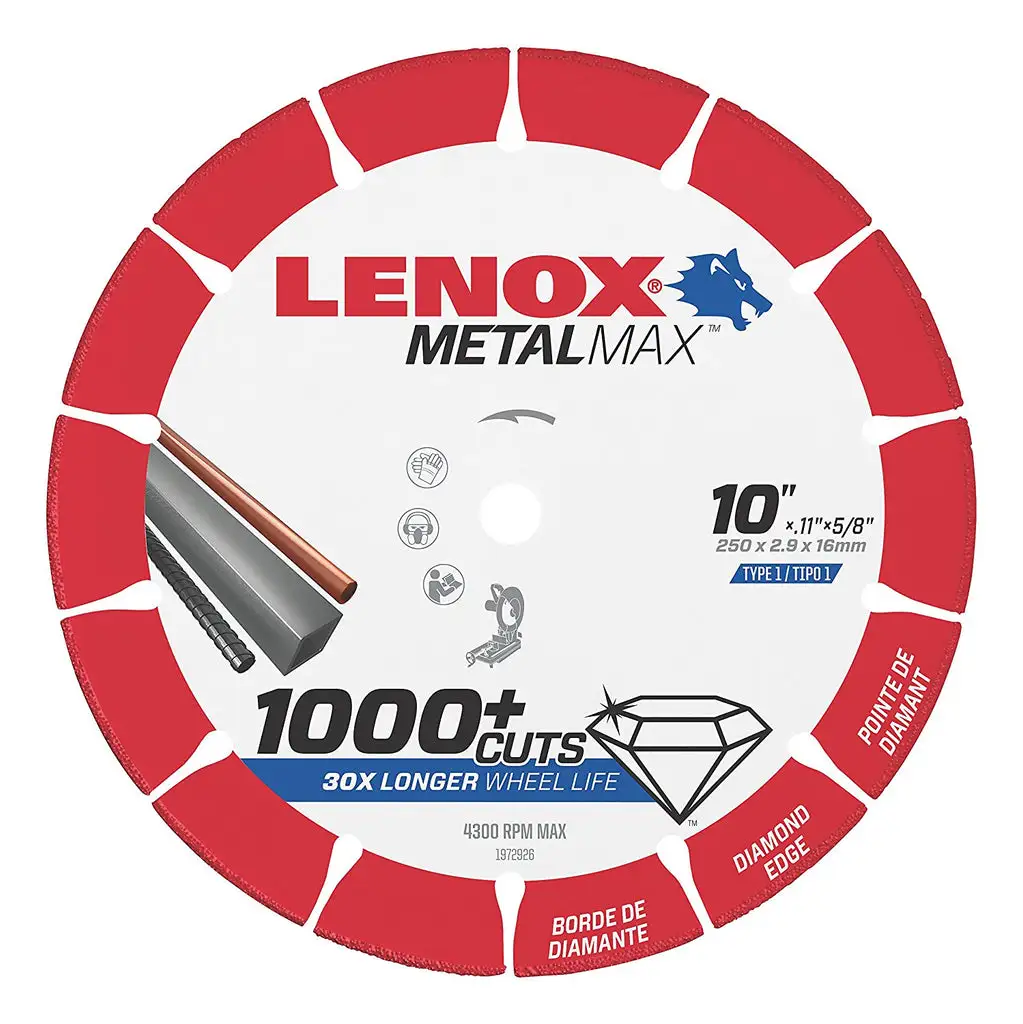 Metalmax Diamond Edge Cutoff Wheel - Low Price Repair Hand Tools Lenox