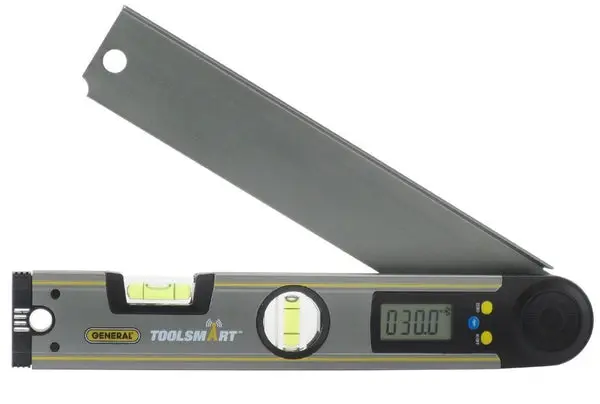General TS02 ToolSmart Digital Angle Finder 2 x 12 Inches Precision Measuring