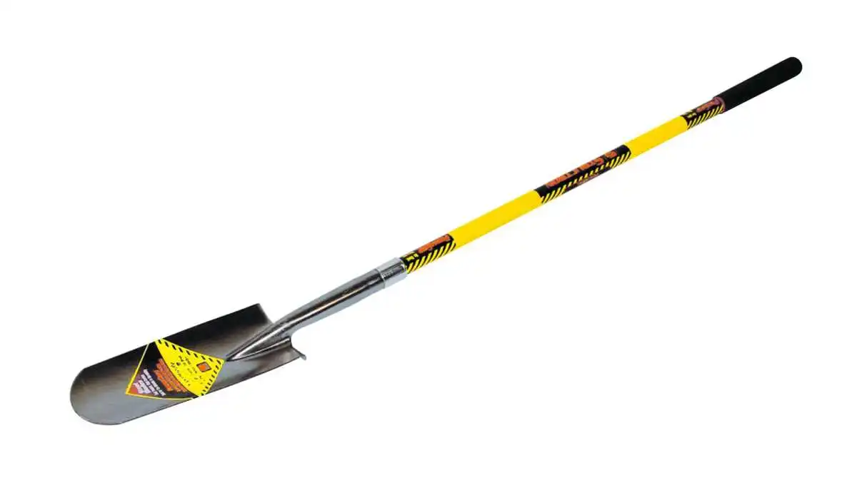 Seymore S704 Round Point Drain Spade Fiberglass Handle 5.5 x 14