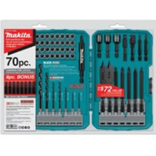 Makita T-01725 Impact Drill-Driver Bit Set 70 Pieces