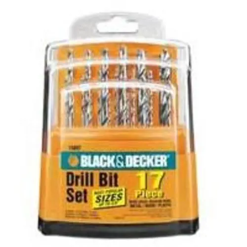 Black & Decker 15097 Drill Drive Set 1/16-3/8" Precision Drilling Black u0026 Decker