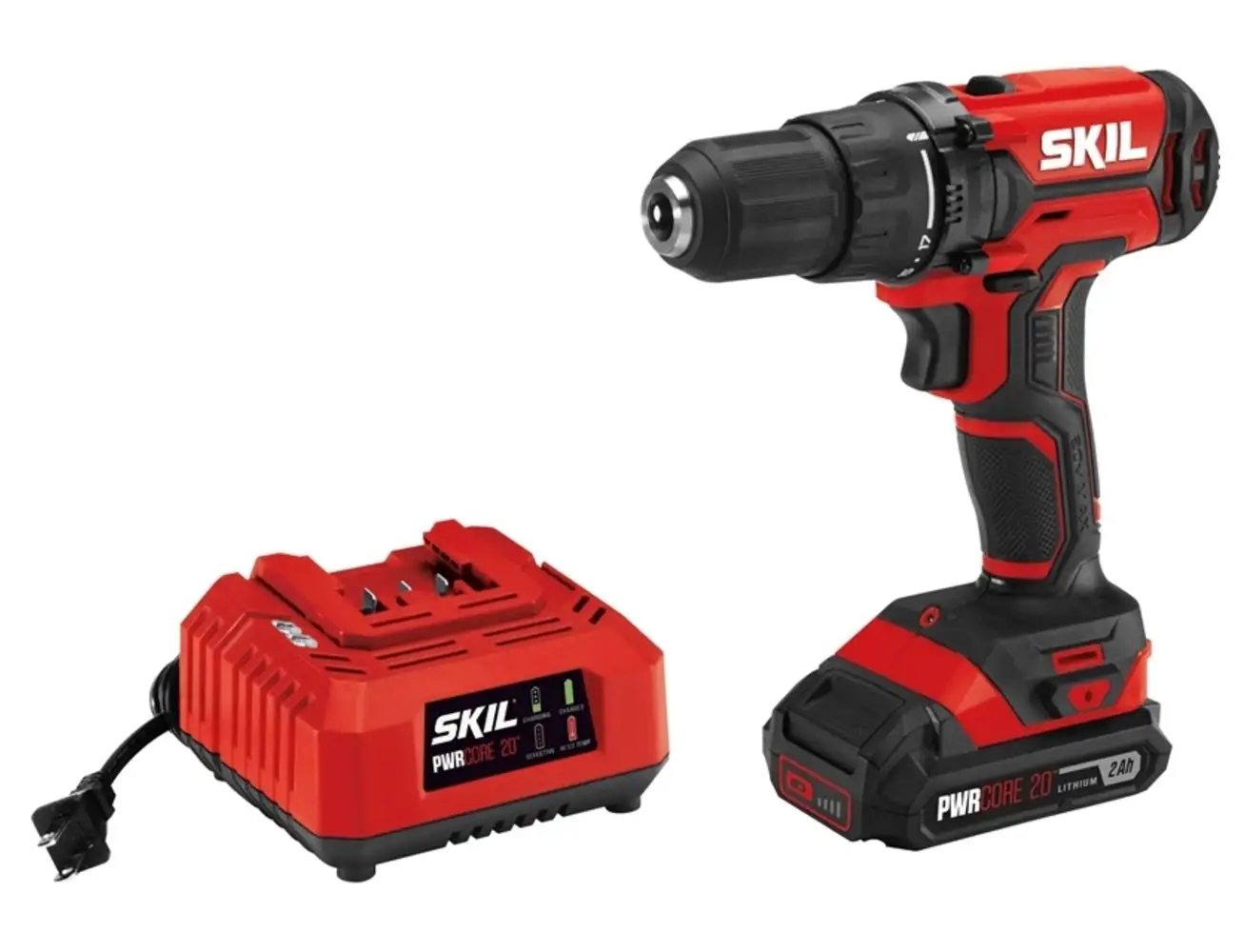 Skil DL527502 20V Cordless Drill Driver Kit Charger