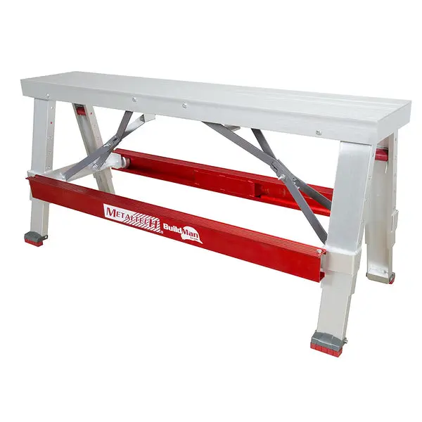 Metaltech I-BMDWB18 BuildMan Adjustable Drywall Bench 18-30 Inches