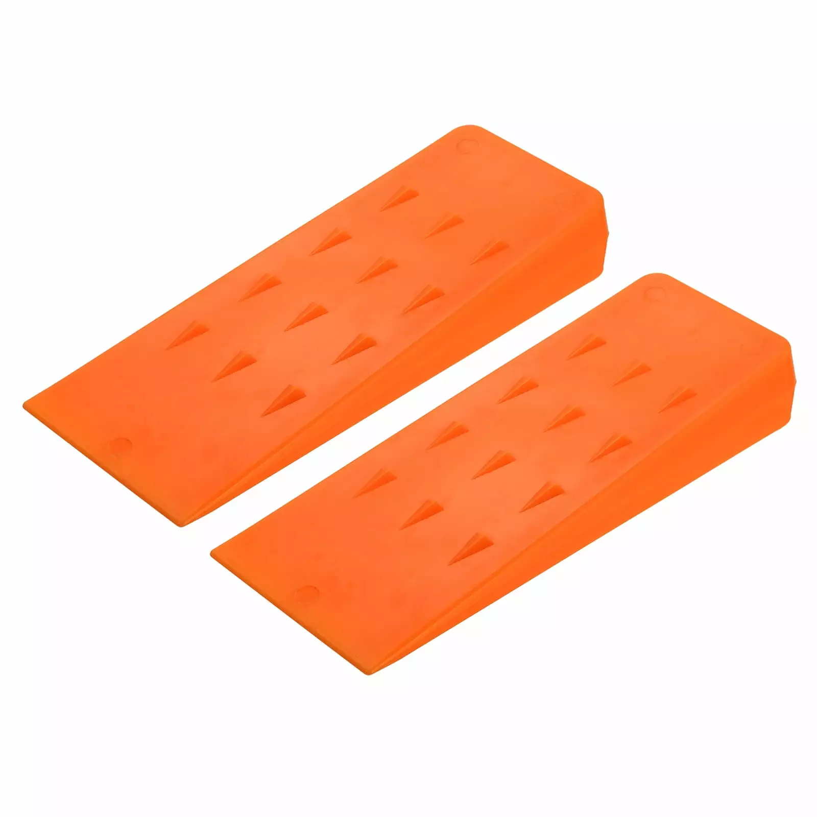 2Pcs Felling Wedges Tree Cutting 8ty Chainsaw Plastic. Orange Uxcell