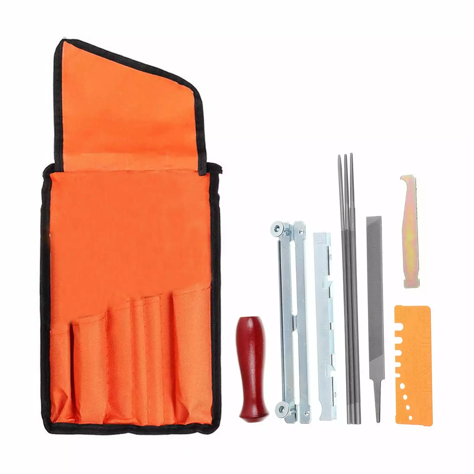 moobody Chainsaw File Kit Sharpening Electric Chain Saw. Includes Filing Guide. Depth Gauge. Quick Check Gauge . Achieve O...