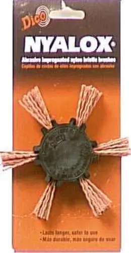 Dico Products 541-782-4 Nyalox Nylon Flap Brush 4 Inch Orange