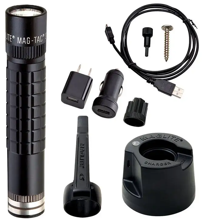 LED Flashlight Black - Reliable Light Electrical Repair Supplies Maglite