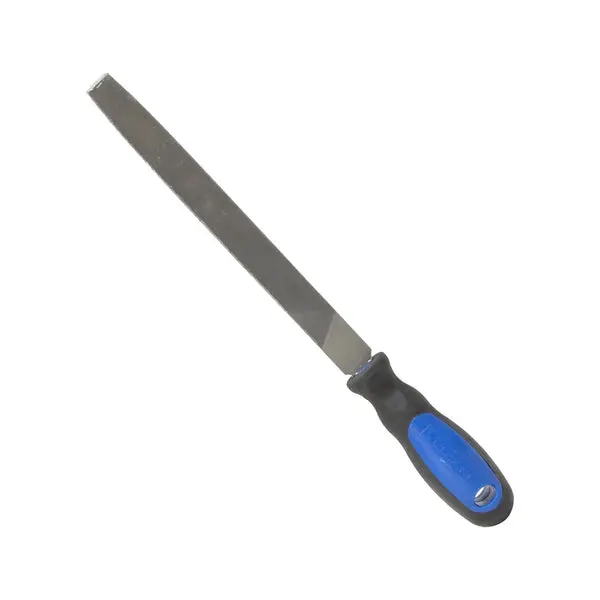 Vulcan JL-F001 8 Inch Flat File Rubber Grip Handle Metalworking