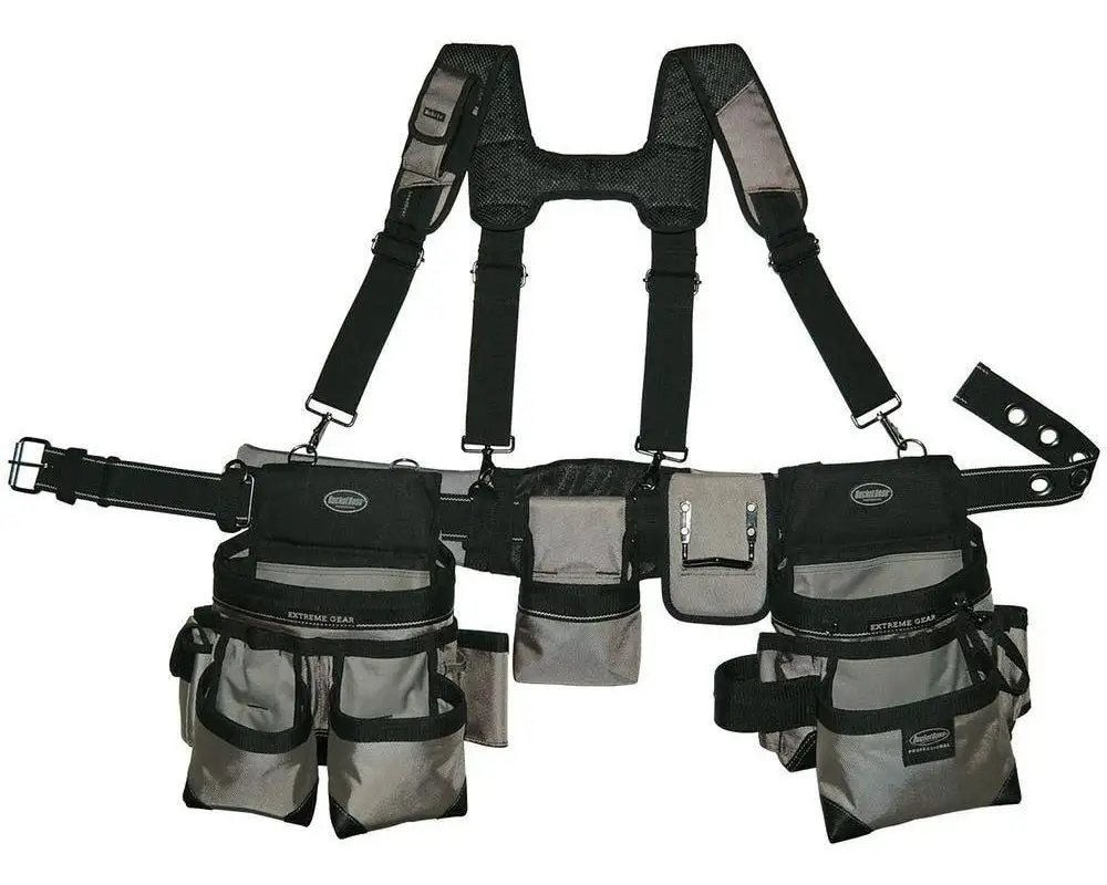 3-Bag Apron Tool Framer's Rig Best Hand Tool Sets at Low Price Bucket Boss