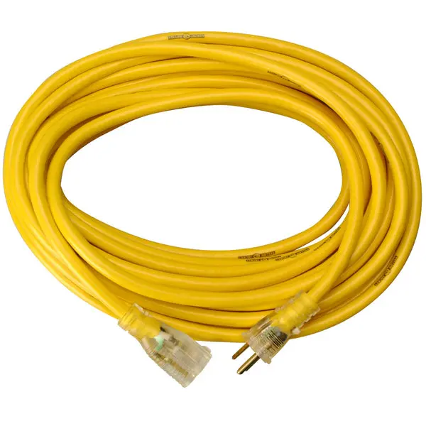 Yellow Jacket 2805 Extension Cord 15 Amp 50 Feet Durable Indoor Outdoor Power Cord